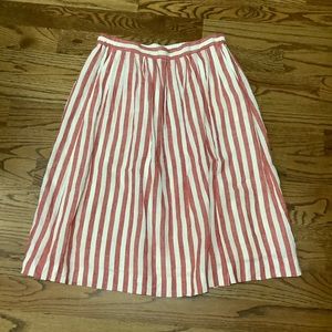 J. Crew linen midi skirt Sz 12